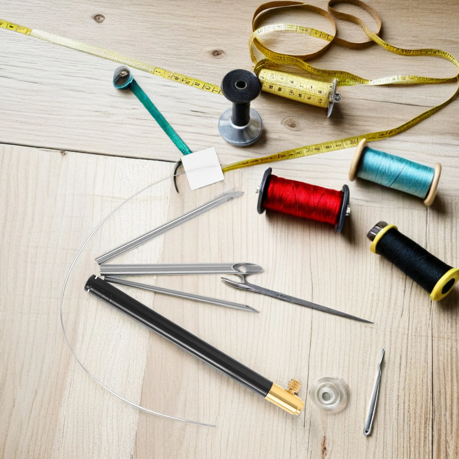 

1 Set Punch Needle For Embroidery Sewing: Portable Diy Tool With Sharp Tips Replaceable Heads For Beginners Multifunctional