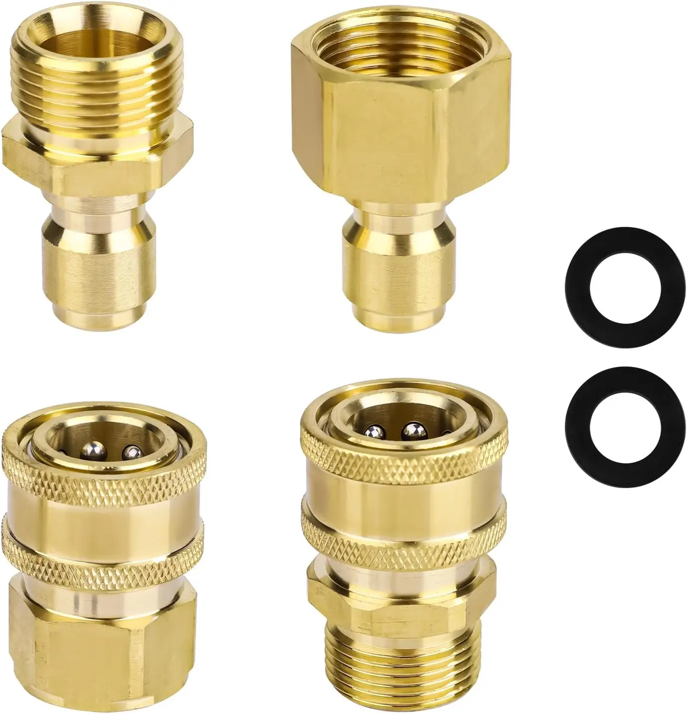 set-di-4-adattatori-per-idropulitrice-da-m22-15mm-a-1-4-pollici-kit-di-connessione-rapida-in-ottone-per-pompa-idropulitrice-5000-psi