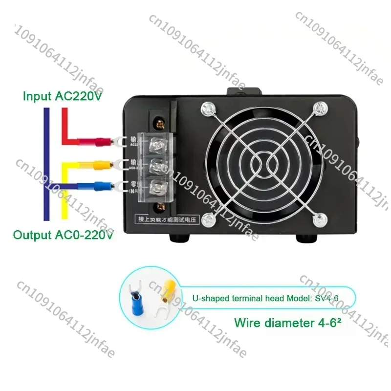 SSR-100VA Single Phase SCR Regulator - 100A 220V AC Silicon Controlled Electronic Voltage Regulator