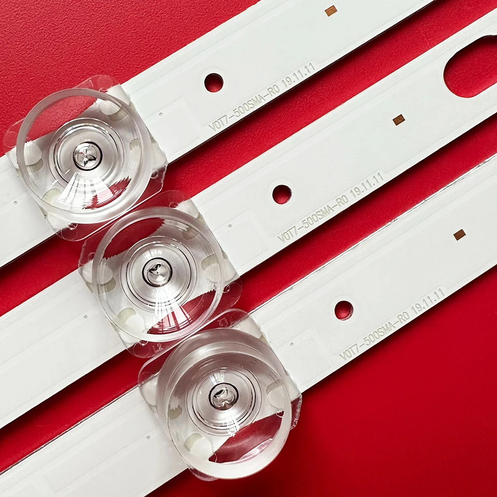 サムスン用LEDバックライト付きストリップ,V0T7-500SMA-R0, JL.D500C1330-408AL,UN50tu8000,UN50tu7000,ue50tu7000,ue50tu7000,ue50tu8000,500mb-r1,6個,24個