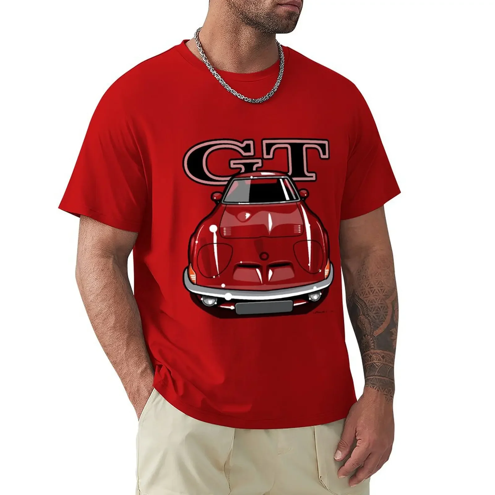 Blitz GT Cardinal Red 508 T-shirt sweat customs design your own Men's cotton t-shirt