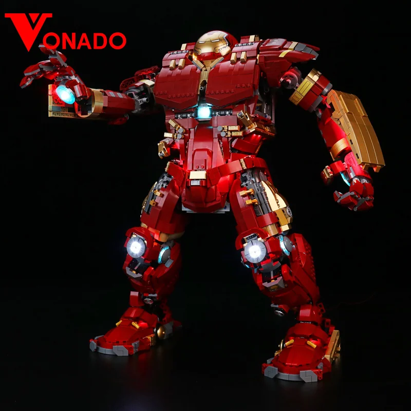 

Vonado LED Light Kit For 76210 Hulkbuster​ Building Blocks Set (NOT Include the Model) Bricks DIY Toys For Children