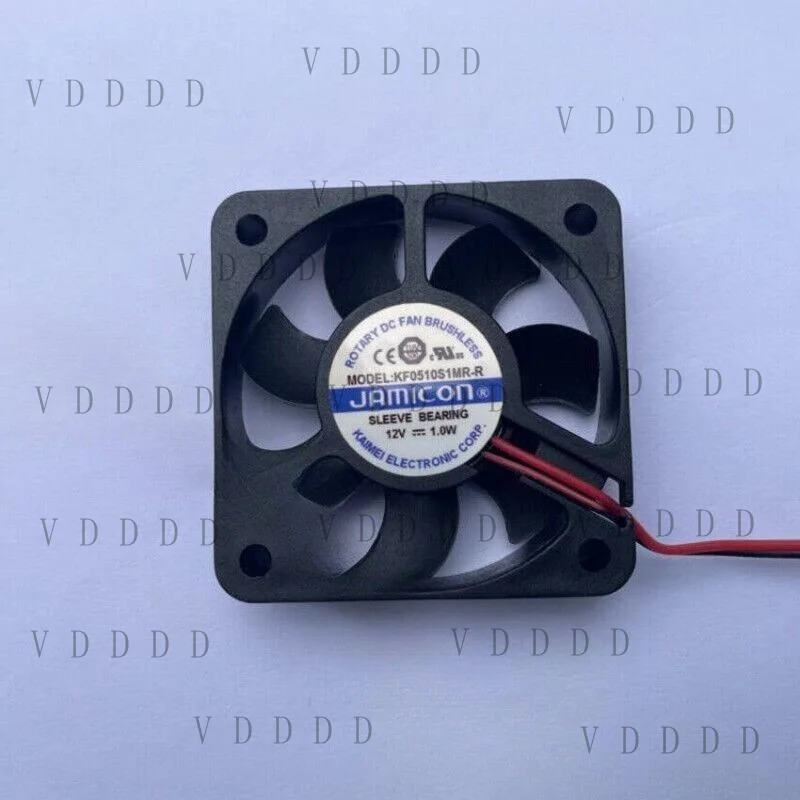 G... 1 Pcs For JAMICON KF0510S1MR-R 12V 1W  5010 50x10mm Cooling Fan