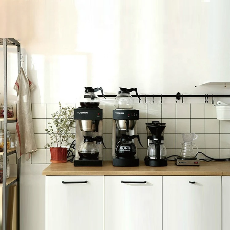 Cafetera de acero inoxidable RH330 y cafetera comercial