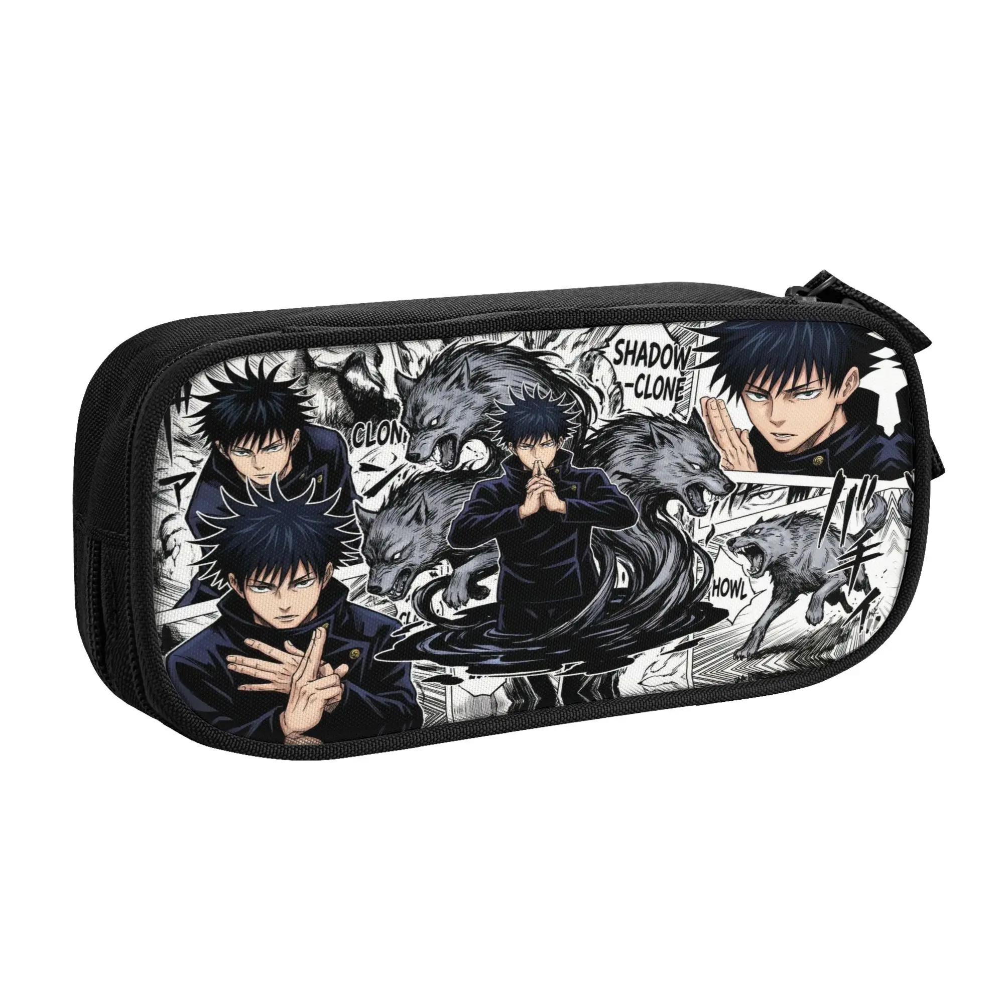 

Cute Jujutsus Kaisens Pencil Case Pencilcases Pen Holder for Girls Boys Big Capacity Bag Students School Gift Stationery