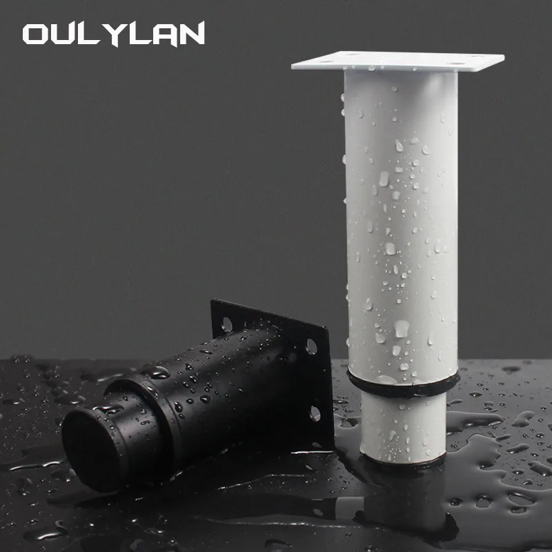 

Oulylan18-25cm Furniture Legs Metal Adjustable Legs for Cabinet Table Legs Sofa Feet Furniture Replacement Foot Coffee Feet