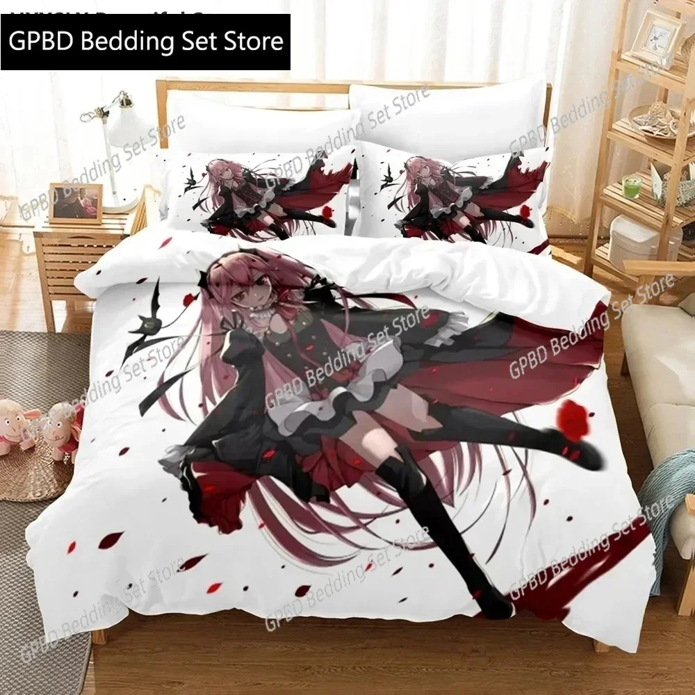 

Seraph of the end Comfortable Duvet Quilt Cover Pillowcase Bedding Set Children Bedroom Decoration Home Textile