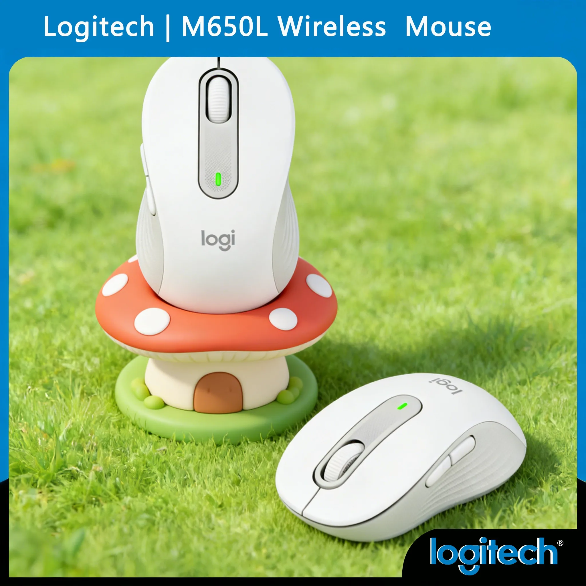 

Logitech M650/M650L Compact School Mouse - Easy to Carry to Class