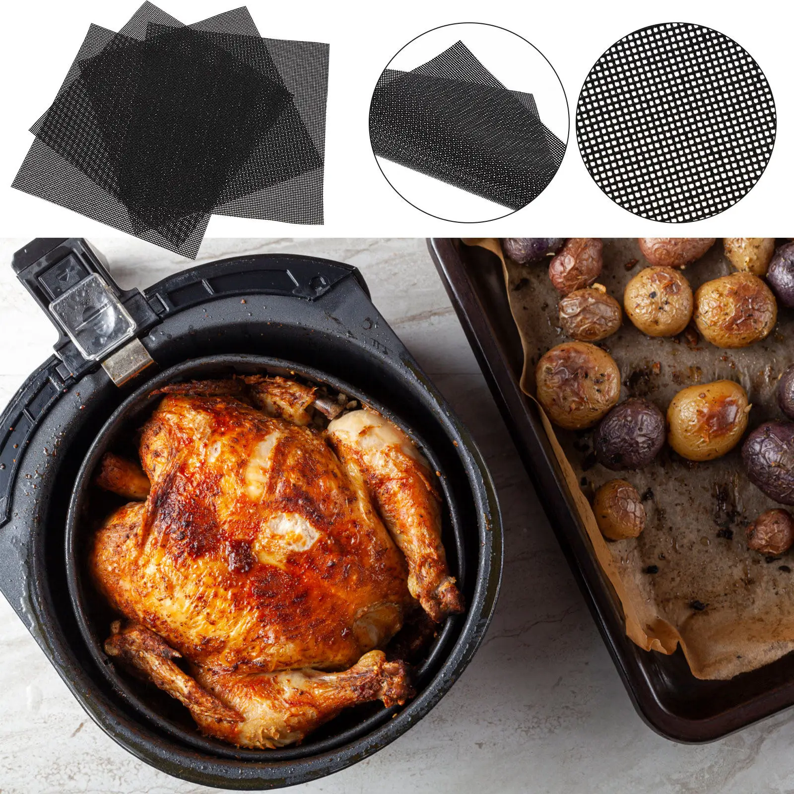 Silicone Baking Mat - 4 pièces de tapis de cuisson
