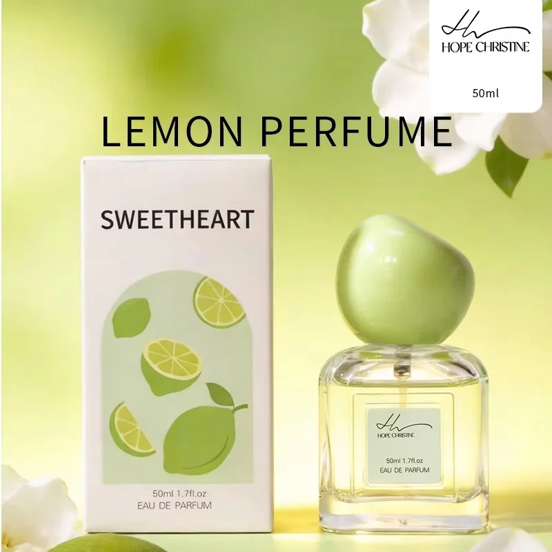 Perfume Cítrico de Limón de Verano, Aroma Fresco y Frutal, Ligero y Duradero, para Mujeres, Uso Diario, Viajes, Aire Libre y Casual