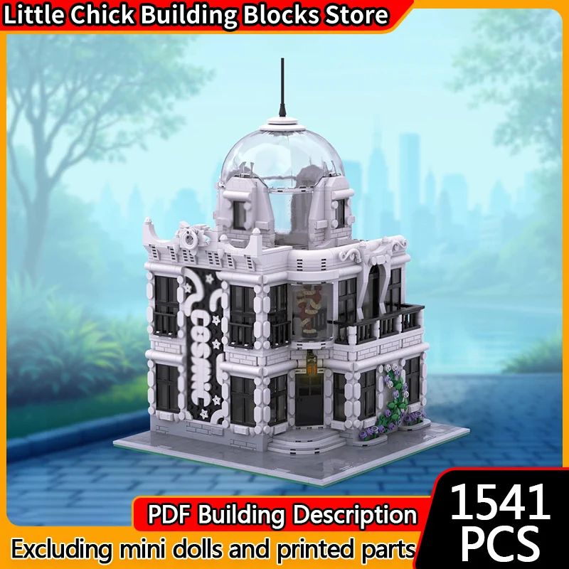 

City Street View Model MOC Building Bricks Space Botanical Garden Modular Technology Children Holiday Gifts Assemble Toys Suit