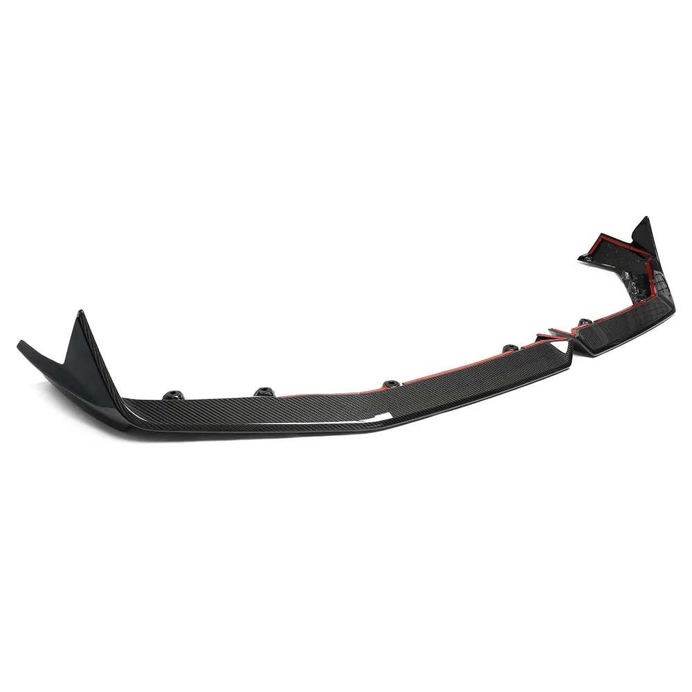 2Pcs For BMW 2024+ M5 G90 G99 Touring MP Style Dry Carbon Fiber Front Bumper Lip Body kit Splitter Plate