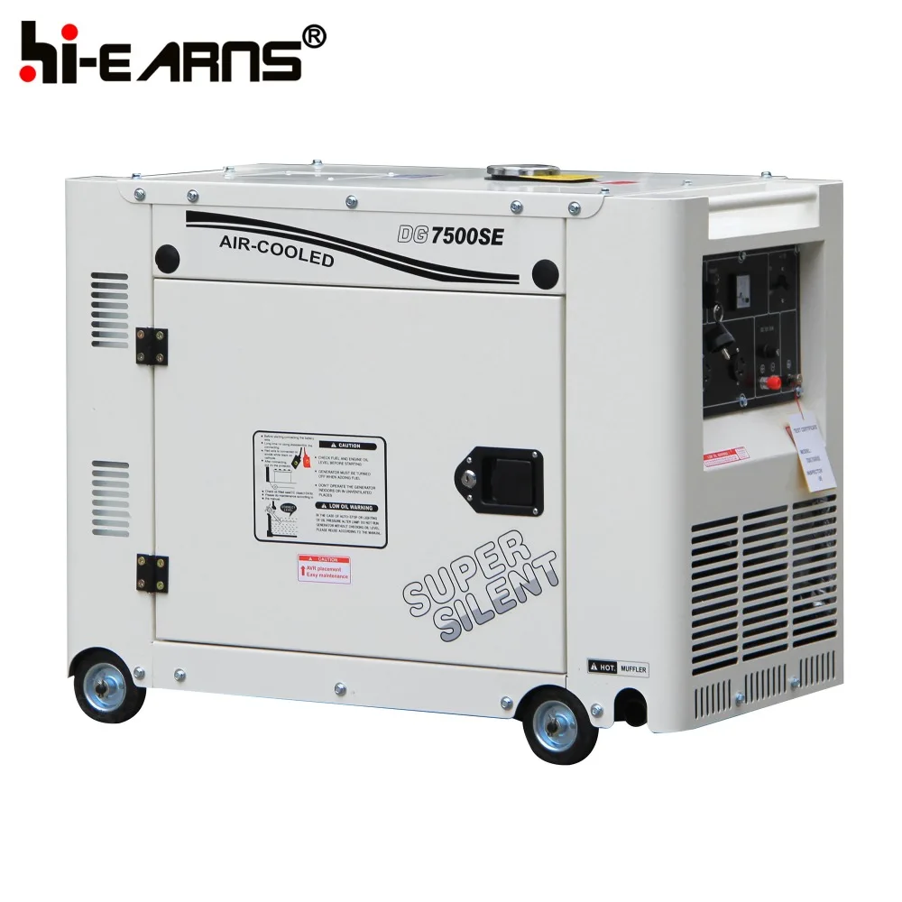 6KVA Silent die·sel Generator Power 188 die·sel Engine Made In China