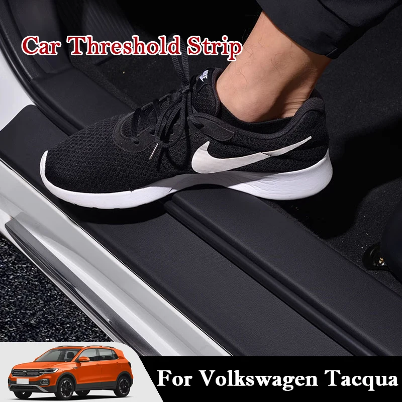 

For Volkswagen VW Tacqua 2019-2025 Car Threshold Strip Protective Stickers Door Trunk Scratch Trampling Resistant Interior