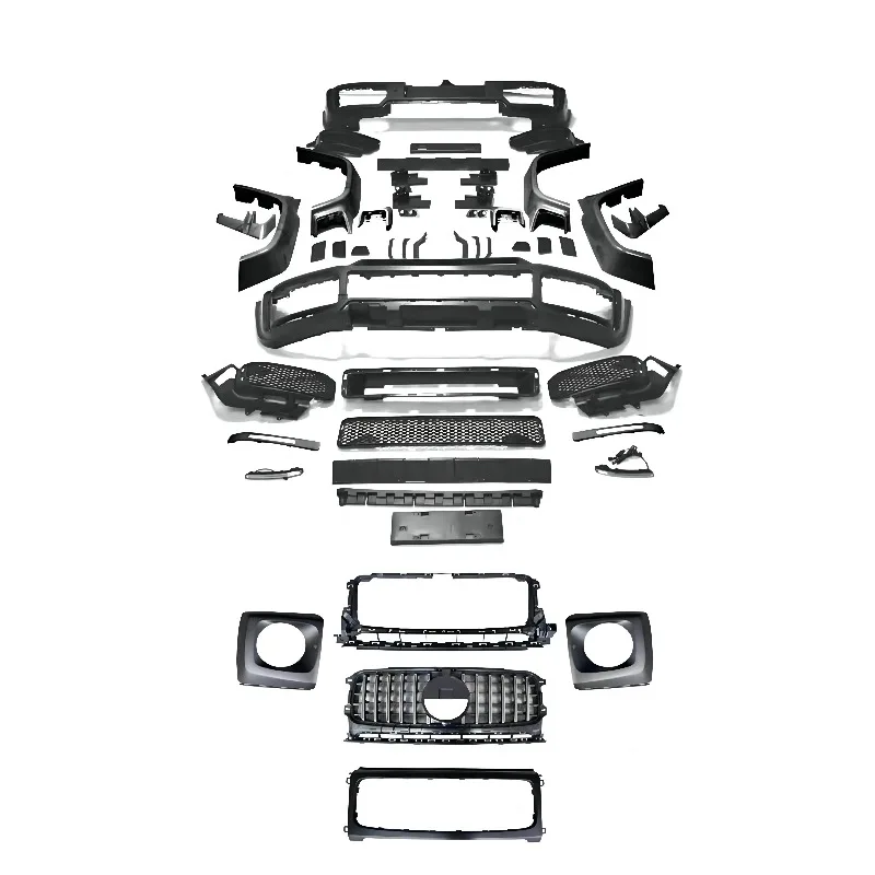 

G Wagon W464 Body Kit 2018-2024 for G500 G550 | 2024 B-Style Conversion Kit with Bumper & Grill | High-Quality Parts