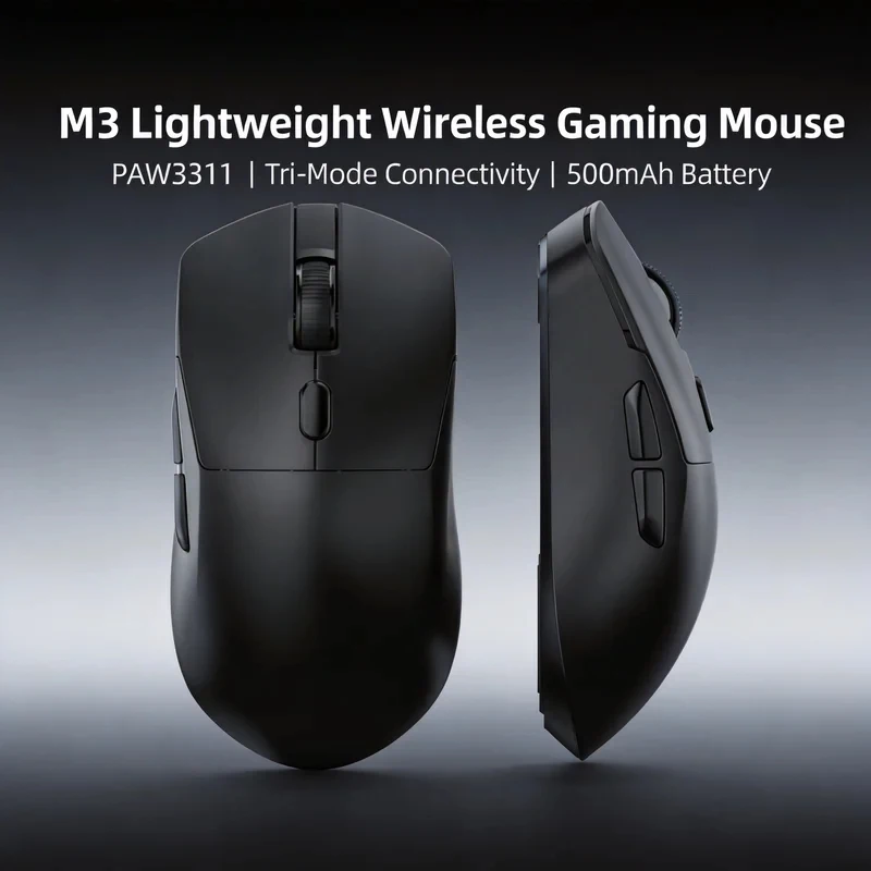 M3 PRO Wireless Bluetooth three-mode mouse E-sports gaming laptop desktop PAW3311 wired home Lightweight FPS