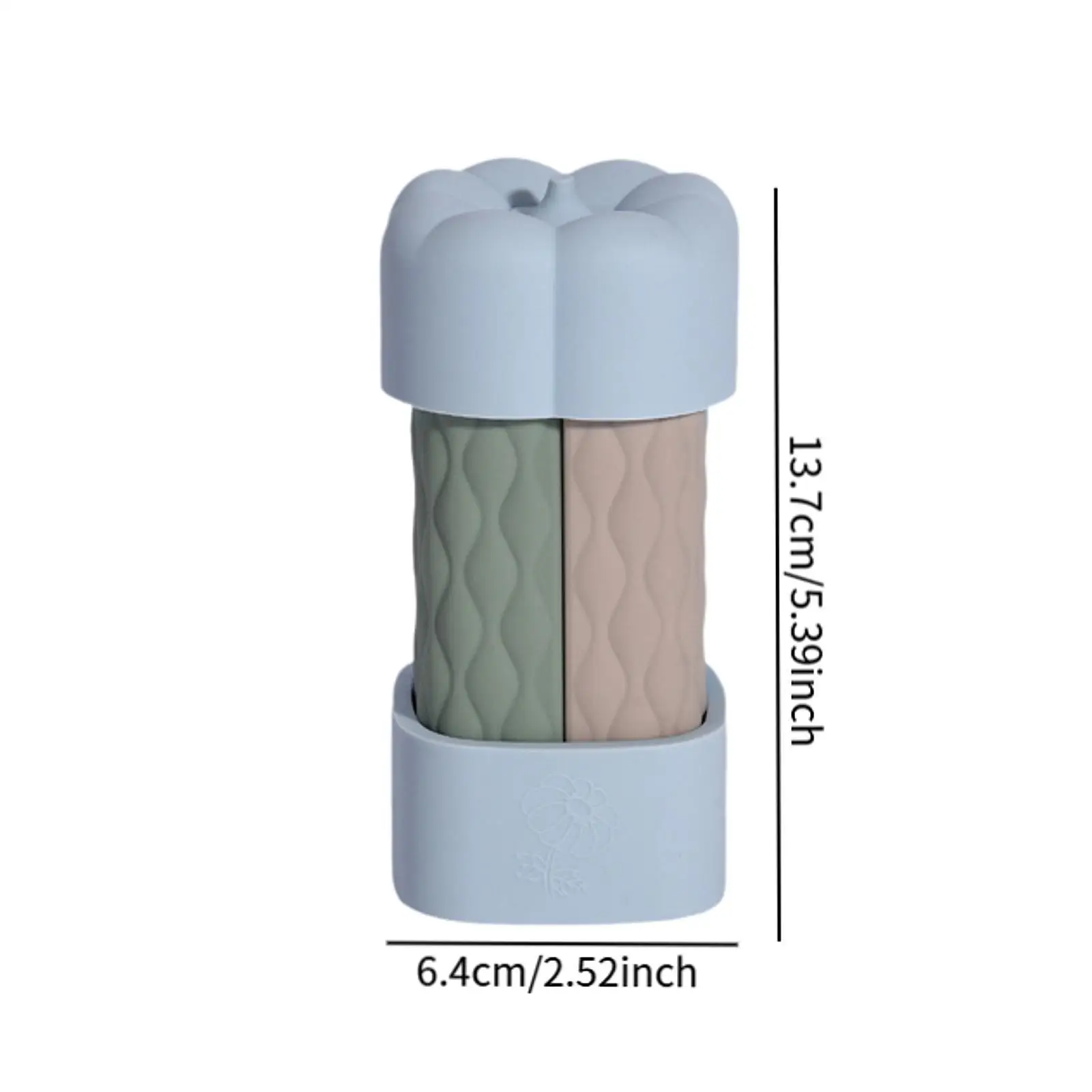 4 Pieces Silicone Traveling Bottles Wear Resistant Reusable Portable Space Saving Travel Size Containers for Cream Conditioner