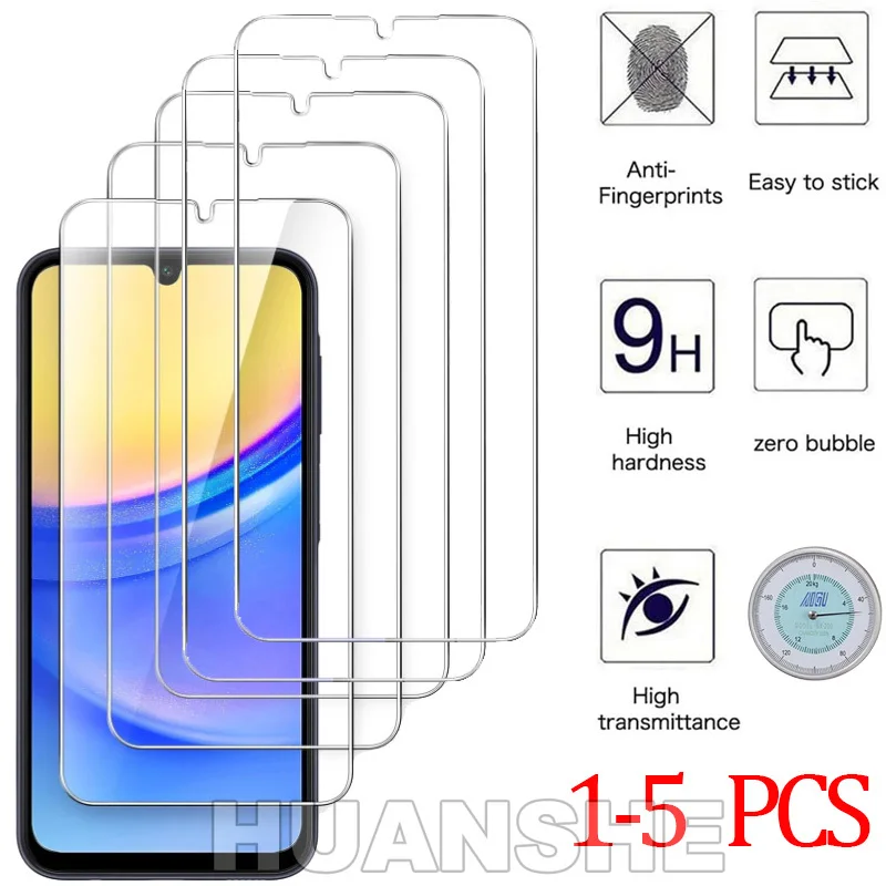 9H Tempered Glass Screen Protector for Samsung A14 A15 A16 A17 A24 A25 A34 A35 A36 A37 A52 A53 A55 A56 A57