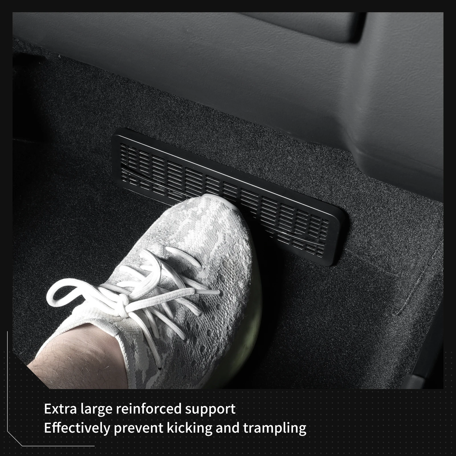 2 قطعة غطاء منفذ هواء السيارة تحت مقعد تنفيس غطاء للحماية ل تسلا نموذج Y Juniper 2025 مكافحة انسداد مصبغة حامي #1