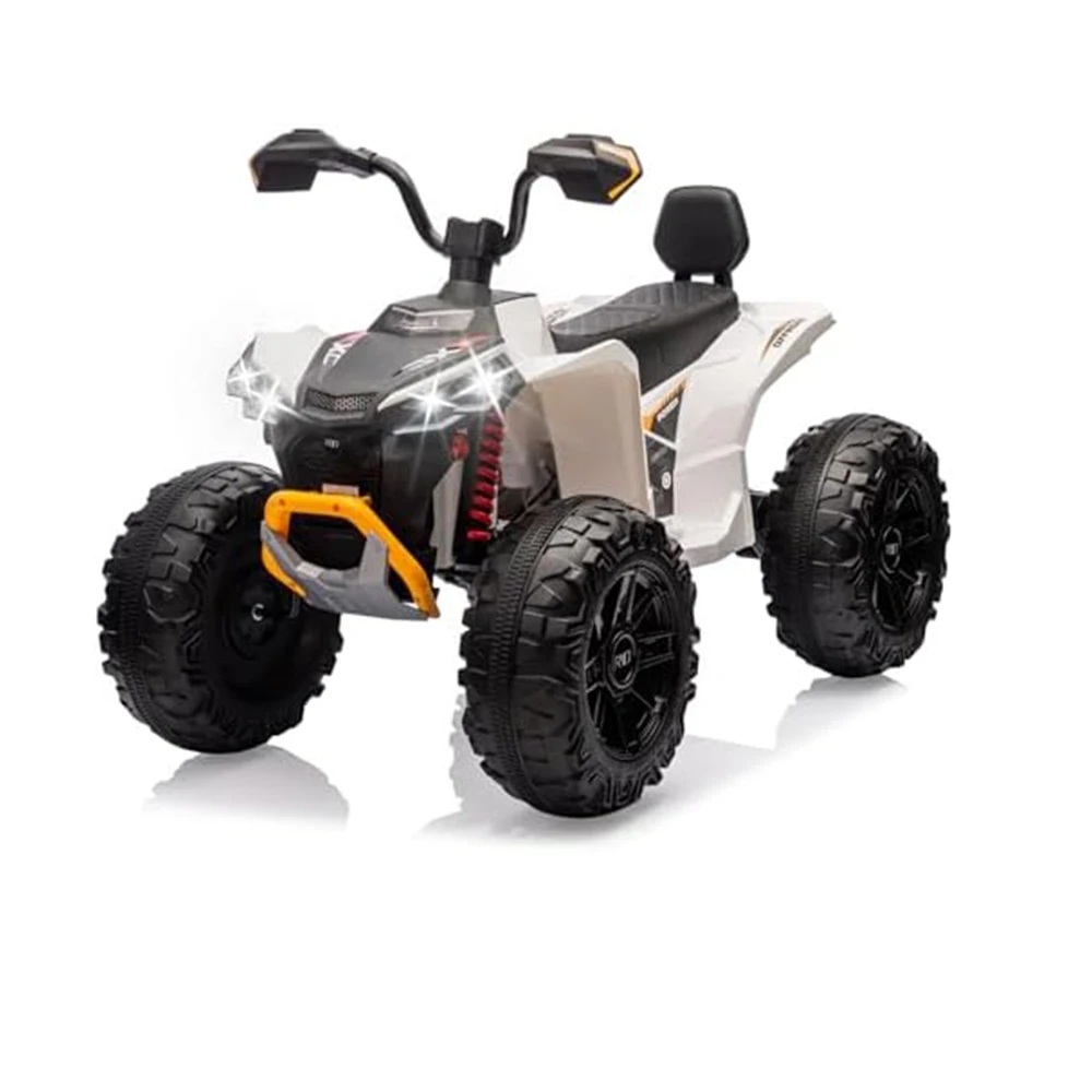 VTT électrique 24V 2 places, voiture électrique pour enfants, voiture quadruple à quatre roues avec moteur puissant véhicule tout-terrain électrique pour enfants