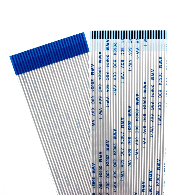 2pcs FFC/FPC Flexible Flat Cable 1.25mm Pitch AWM 20624 80C 60V VW-1 4-30Pin High Quality Flexible Ribbon Cable