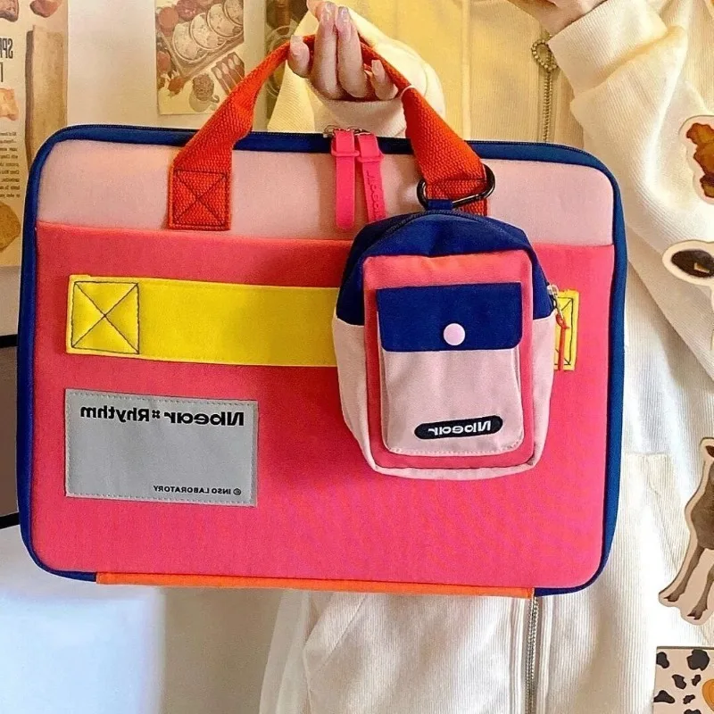 

16inch Laptop Bags Macbook Pro 13 Case Laptop Sleeve Computer Case Portable Commuting Handbag Ins Shockproof Ipad Pro Bag