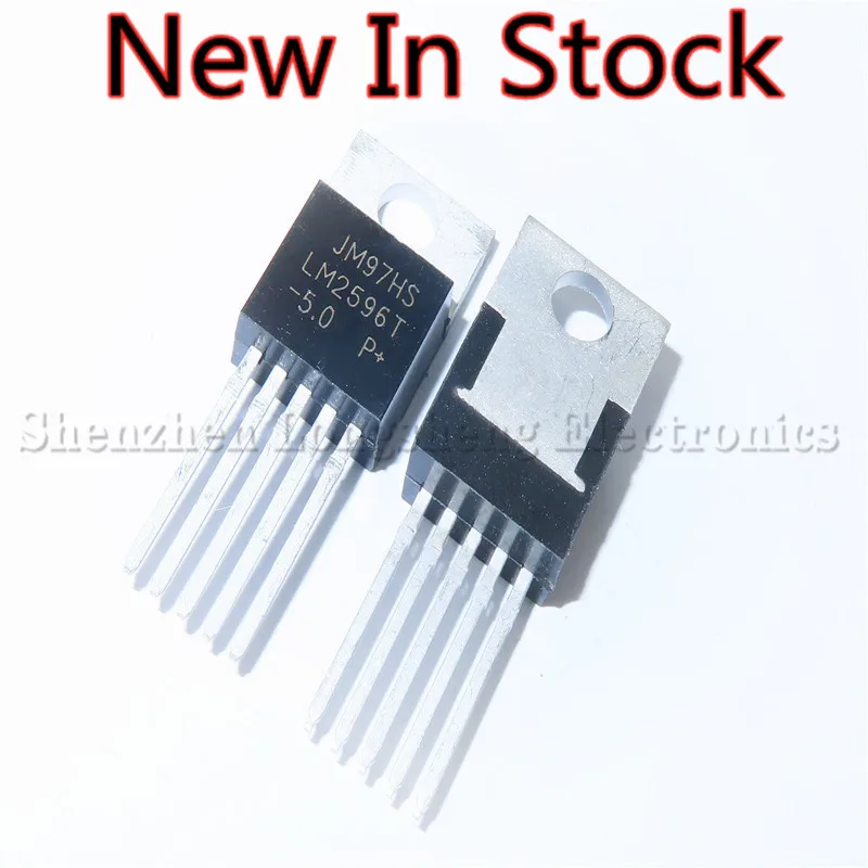 10PCS/LOT  LM2596T-3.3 LM2596T-5.0 LM2596T-12 LM2596T-ADJ LM2596T LM2596 TO220-5 Five-terminal voltage regulator In Stock