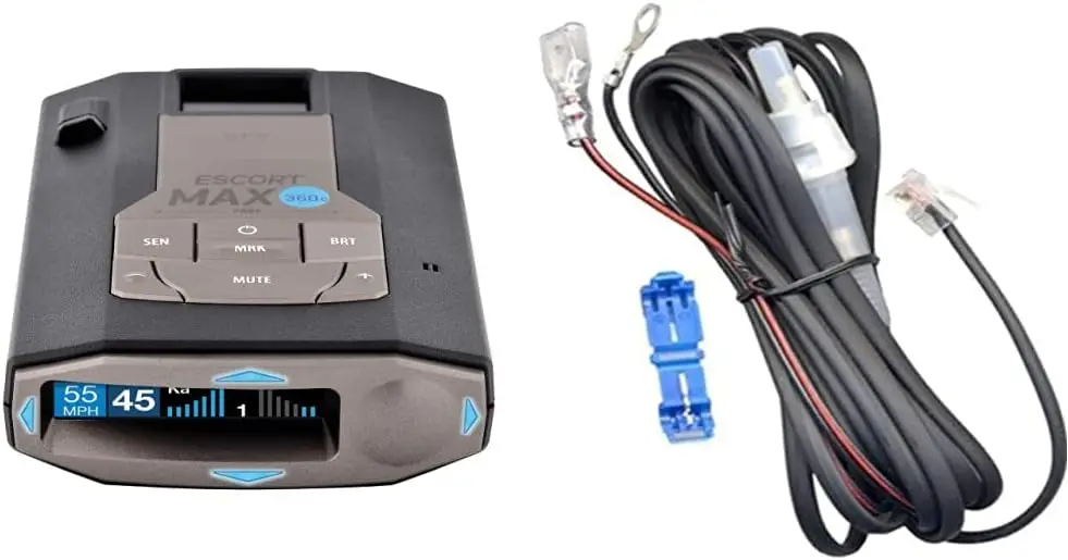 

Escort MAX360C Radar Detector with DirectWire Kit - 360¬∞ Protection, AutoLearn, Escort Live App, Easy Installation