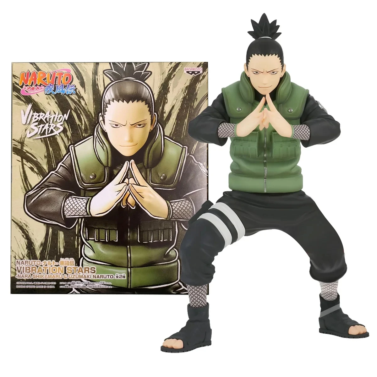 19CM Anime Famous Battle Scene Naruto Shippuden Uzumaki Naruto and Nara Shikamaru Model Toy Gift Collection PVC Action Figure