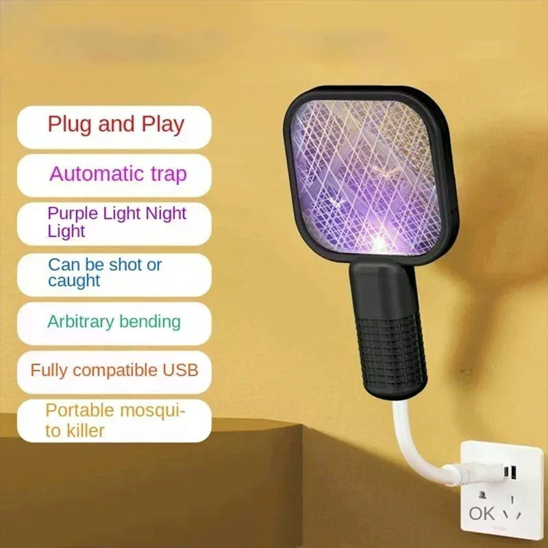 USB Mosquito Swatter Trap UV L - Outdoor Camping Bug Zapper recension och pris