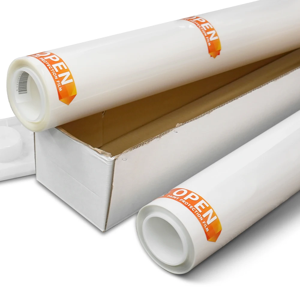 أعلى جودة 10 سنوات سيارة بولي TPU PPF 1.52X15m مكافحة اصفرار الشفاء الذاتي سيارة فيلم المضادة للخدش لمط طلاء السيارات طبقة حماية