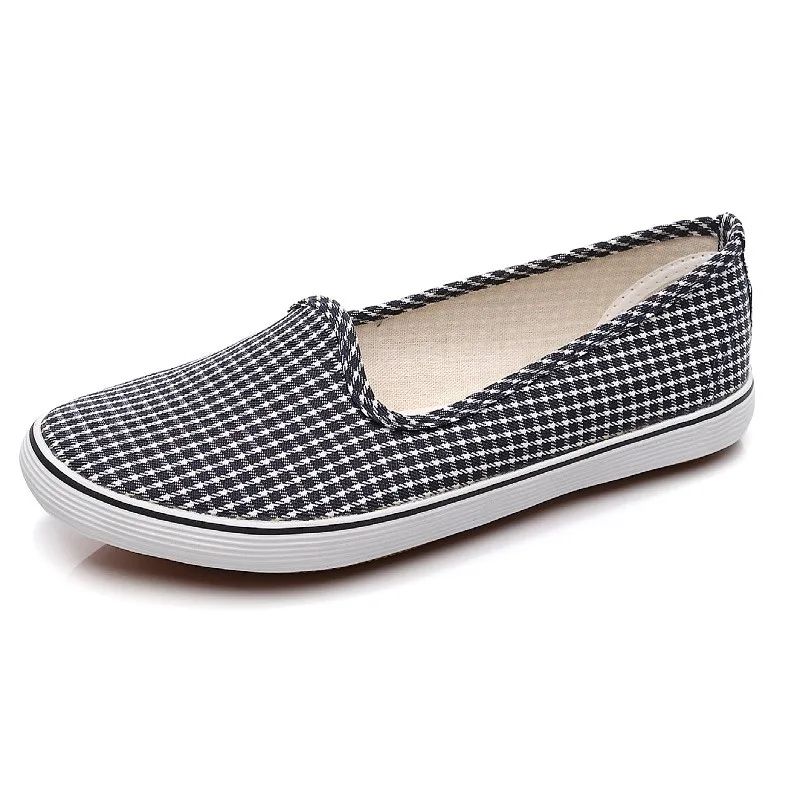 лоферы женские 2023 Ladies Comfort Bohemian Slip On Lazy Cloth Shoes Womens Flat Slip On Canvas Strap Loafers Straw Espadrilles