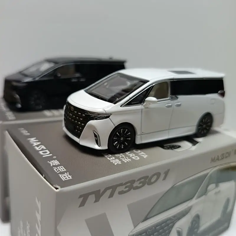 1:64 ALPHARD 2023 alliage voiture moulé sous pression et véhicules jouets modèle de voiture Miniature échelle modèle de voiture jouets pour enfants