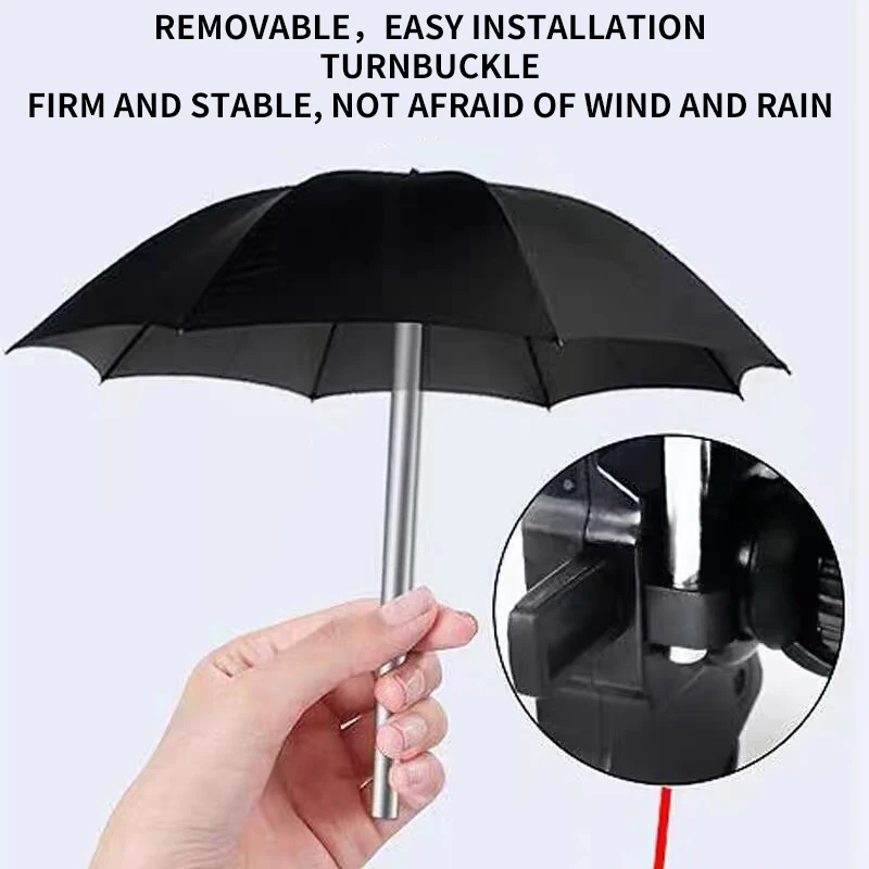 Держатель для мобильного телефона Зонт от солнца - Зонт с зажимом - Фиксированный зонт для мобильного телефона на открытом воздухе - Непромокаемый зонт от солнца - Мобильный телефон