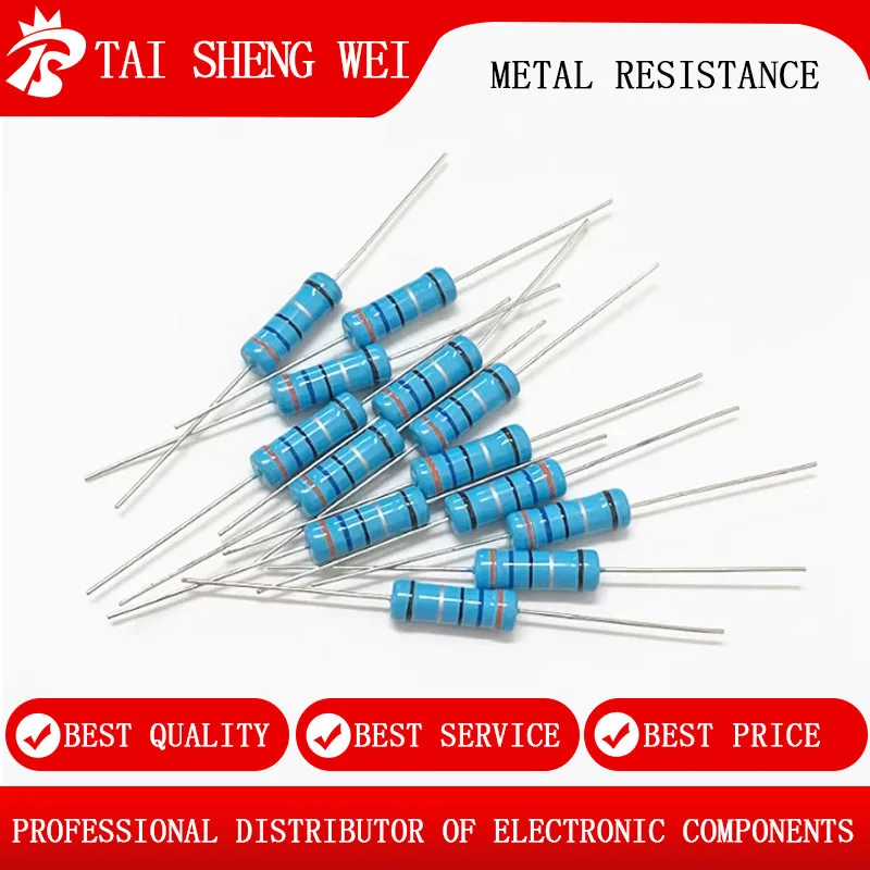 20 шт. 2 Вт 1% сопротивление металлопленочного резистора12K~680K 15K 18K 20K 22K 24K 27K 30K 33K 39K 43K 47K 51K 56K 62K 68K 75K 82K 91K 100K