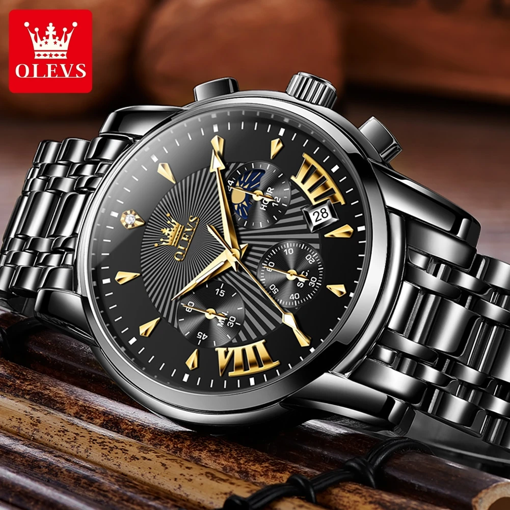 Zegarki OLEVS Męskie 2892 Kwar – Smartwatch Watches Brands For Men recenzja i cena