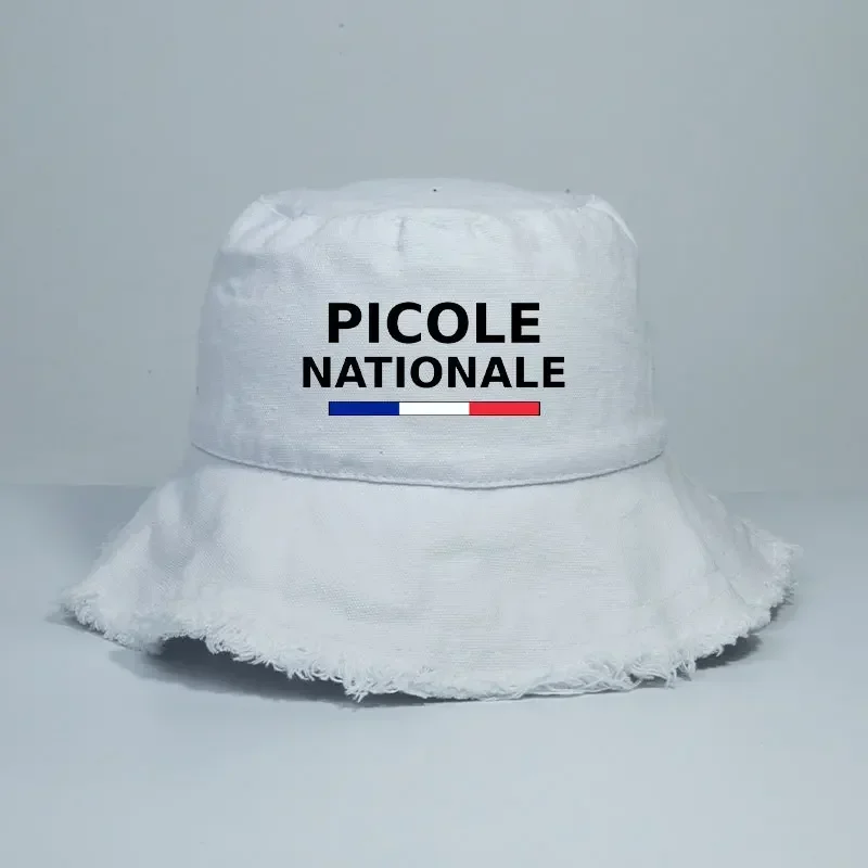 Adult Unisex France Police Nationale Bucket Hat Woman Man Outdoor Beach Panama Hat Girl Boy Solid Cotton Fisherman Cap Dropping