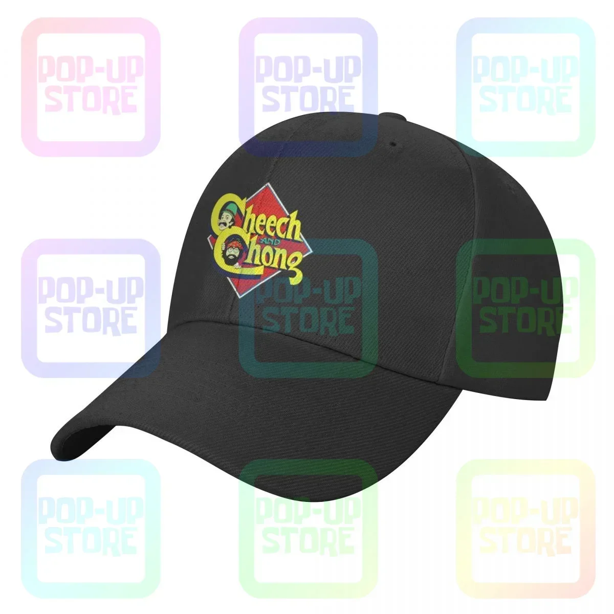 Authentic Cheech Chong Caricature Movie Logo Baseball Cap Truck Driver Caps Unisex Outdoor Comfortable