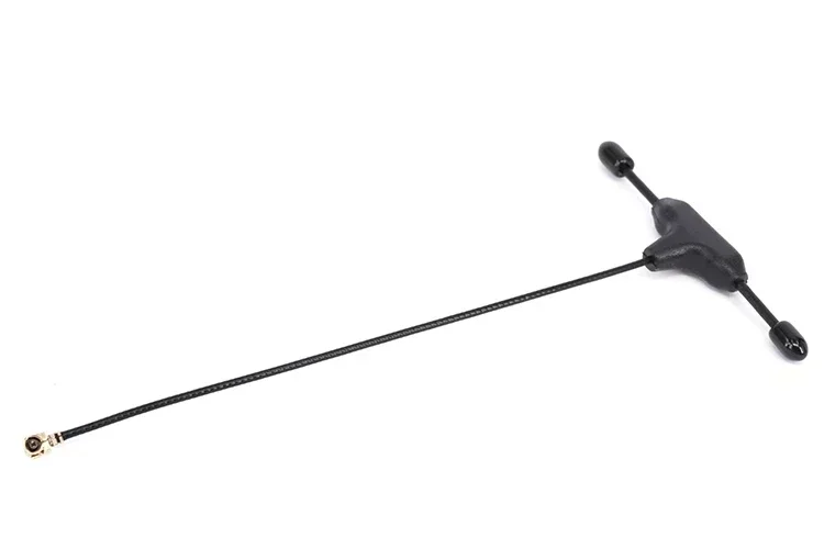 هوائي صغير T بتردد 2.4 جيجا هرتز 110 ملم لطائرة سباق FPV حرة بدون طيار متوافقة مع FrSky TBS ELRS EP1 EP2 بناء جهاز الاستقبال