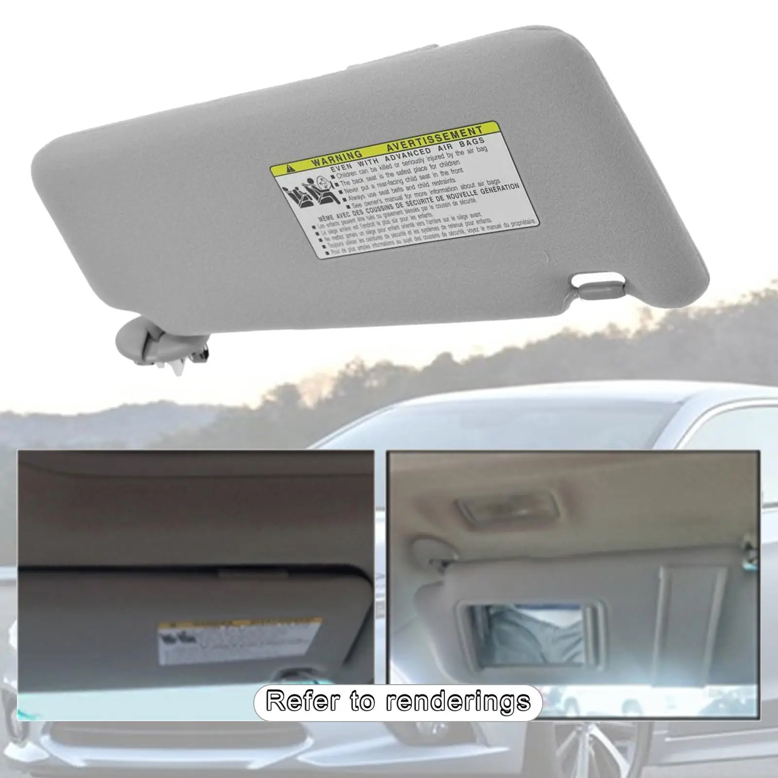 

Солнцезащитный козырек серый 74320-06800-B0 для Toyota Camry 2007-2011, детали интерьера