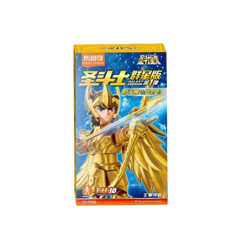 Blokees Galaxy Versione Oro Saint Action Figure Cieca Scatola Bilancia Dohko Campione Sagittario Seiya Mu Aiolia Assemblaggio Giocattoli Regalo