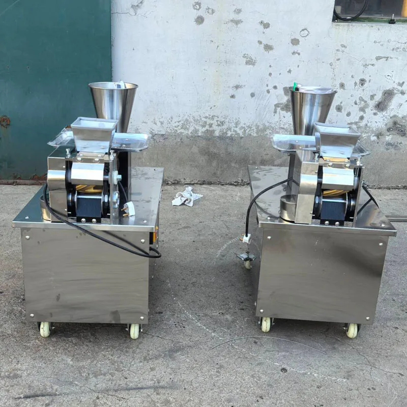 Automatic 220V Motor Dumpling Empanada Pastelito Big Ravioli Samosa Maker for Restaurants Hotels Wonton & Pelmeni Industries