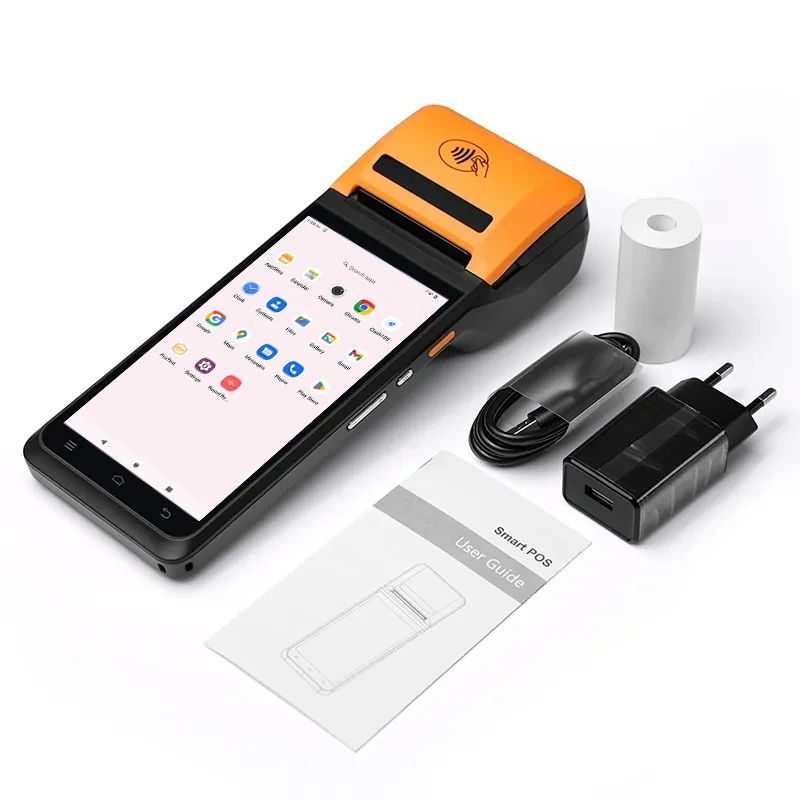 

Hot Sell NB55 Android 13 Handheld Mini 4G Android Pos System Terminal Machine Mobile POS With Thermal Printer for Shops