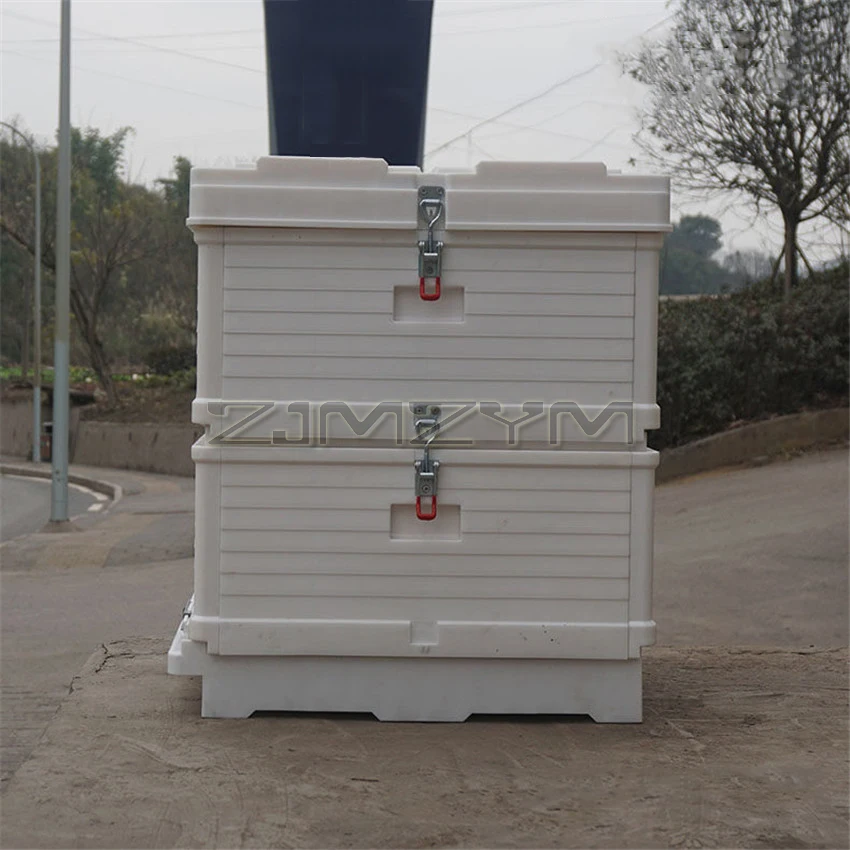 Plastic Insulated Bee Box Double Layers Beehive Waterproof Insect Proof Insulated Thermo Plastic Bee Beehive For Beekeeping