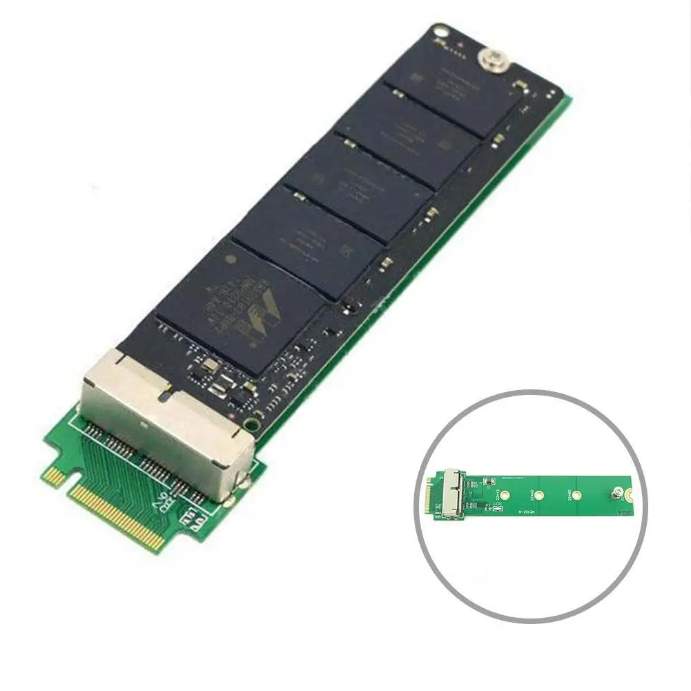 For MacBook Air Pro 12+16 Pins SSD To For PC Computer PCI-e Adapter Card M.2 Key M (NGFF) Accessories Converte