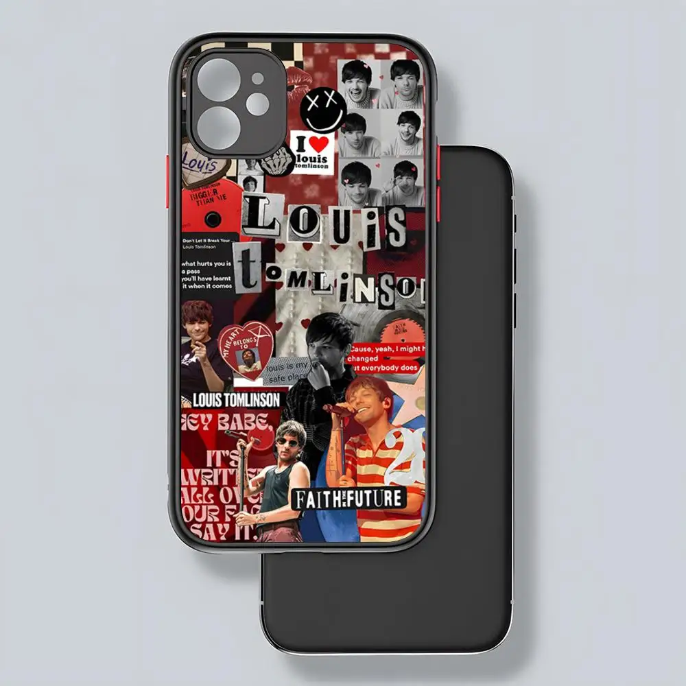 Louis William T-Tomlinson Phone Case Potdemiel Matte Transparent For 16 15 IPhone 12 11 13 Pro Max X XR 8 Plus Back Cover