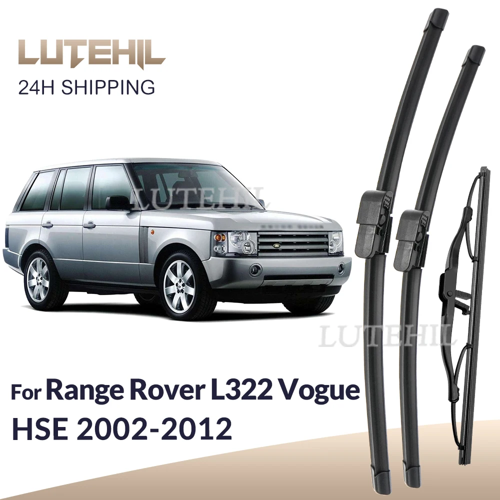 

Wiper Front & Rear Wiper Blades Set For Range Rover L322 Vogue HSE 2002 - 2012 Windshield Windscreen Window 26"+26"+16"