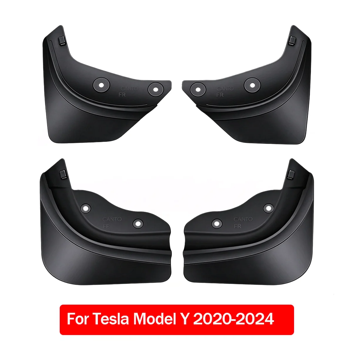 Accessoires voor Tesla Model Y Model 3 Highland 2026: Spatborden, houdt schoon, beschermt de lak, militaire kwaliteit, alle-weersbestendig, spatbeschermers