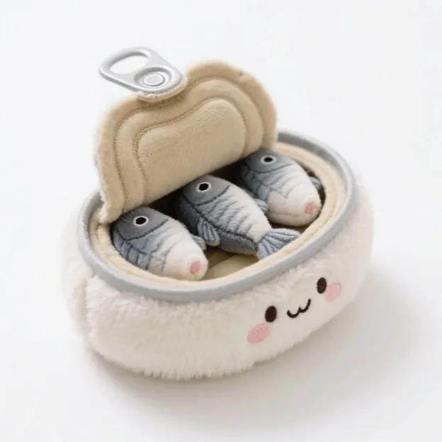 

Original canned herring dog toy plush pet toy sound