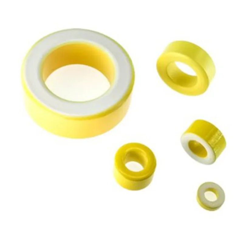 1Pc T157-26 40mm x 23.5mm x 15mm Iron Core Power Inductor Ferrite Rings Toroid Color Yellow White 40x23.5x15mm